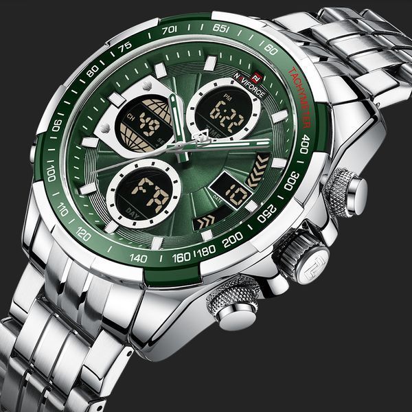 Чоловічий годинник Naviforce Fly Steel 685 фото