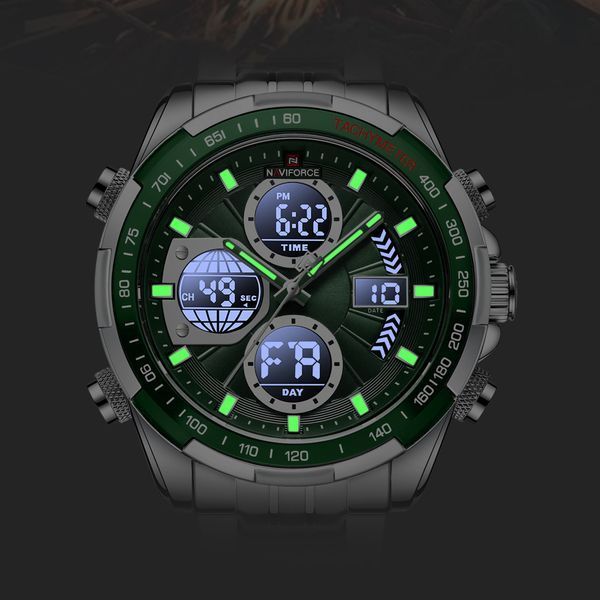 Чоловічий годинник Naviforce Fly Steel 685 фото