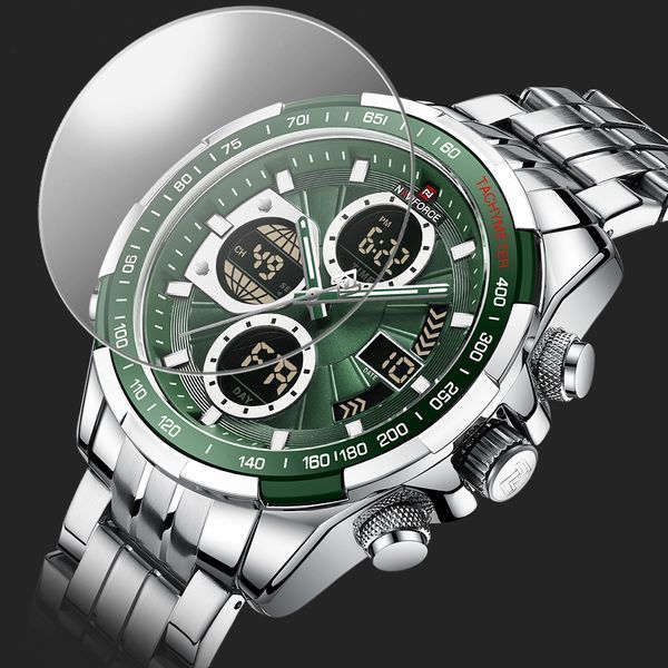 Чоловічий годинник Naviforce Fly Steel 685 фото