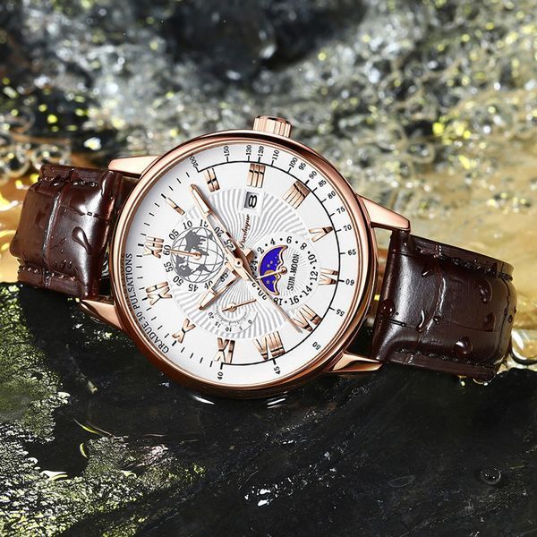 Чоловічий годинник Poedagar Neptun 386 фото