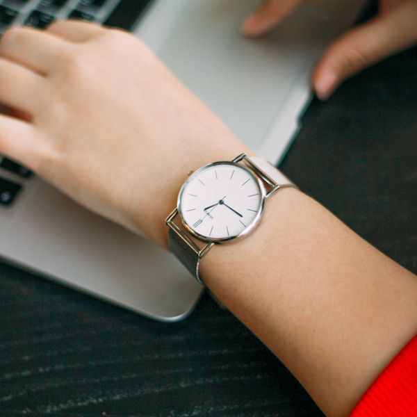 Жіночий годинник Geneva Steel Silver 36 фото