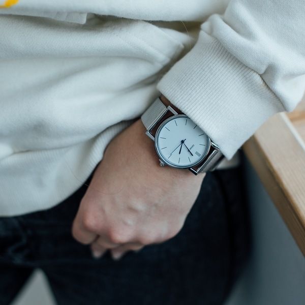 Жіночий годинник Geneva Steel Silver 36 фото