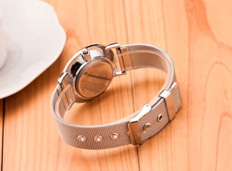 Жіночий годинник Geneva Steel Silver 36 фото