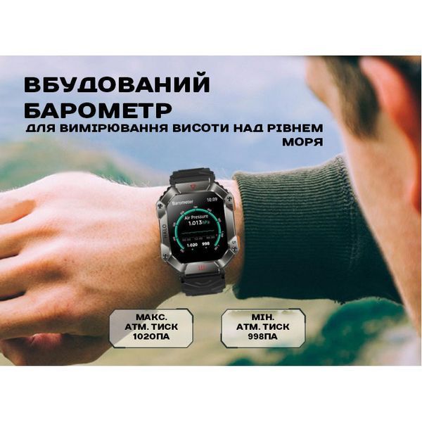 Смарт годинник Smart Racer K+ Steel з компасом 392 фото