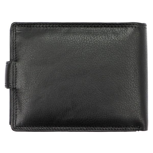 Чоловічий шкіряний гаманець Money Kepper TCC 5600B-5 RFID Чорний - 4463 фото