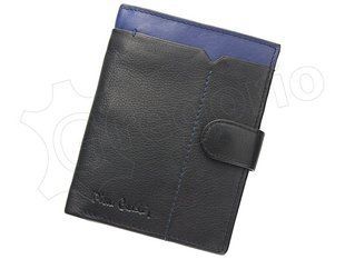 Чоловічий шкіряний гаманець Pierre Cardin SAHARA TILAK14 326A чорний + синій - 4408 фото