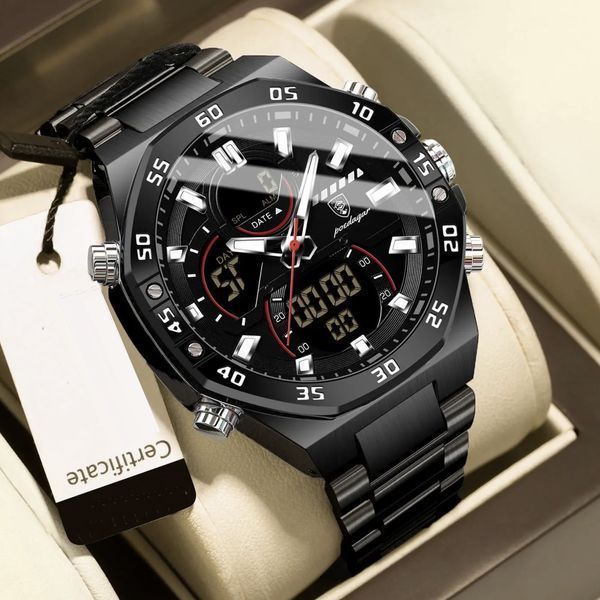 Чоловічий годинник Poedagar Iron Sport 537 фото