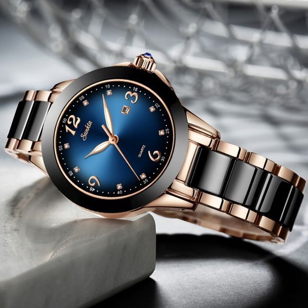 Жіночий годинник Sunkta Ceramic 137 фото