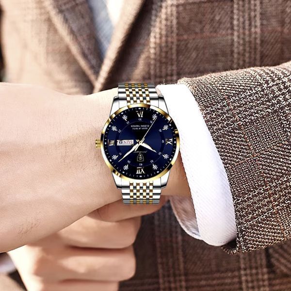 Чоловічий годинник Hemsut Poedagar Blue 487 фото