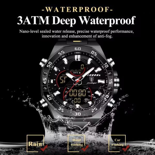 Чоловічий годинник Poedagar Iron Sport 537 фото