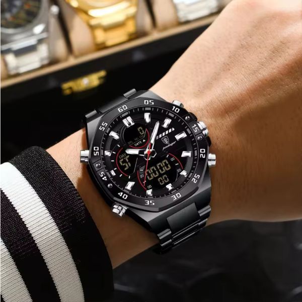 Чоловічий годинник Poedagar Iron Sport 537 фото