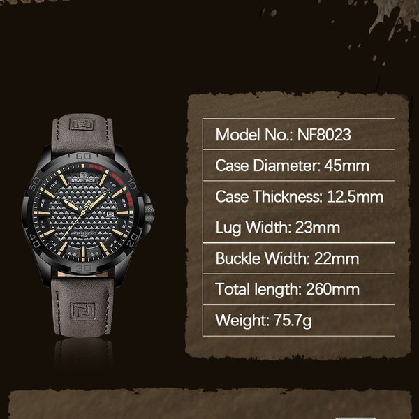 Чоловічий годинник Naviforce Fortune 387 фото