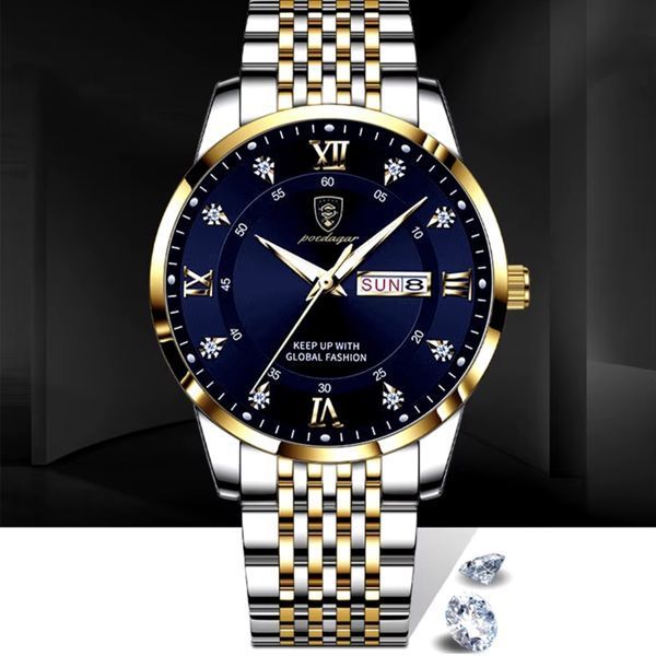 Чоловічий годинник Hemsut Poedagar Blue 487 фото