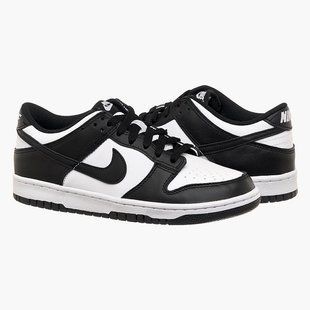 Кросівки жіночі Nike Dunk Low Retro White Black 1130 фото