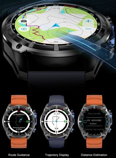 Смарт годинник Smart Navigation Pro з GPS, 2 ремінці 743 фото