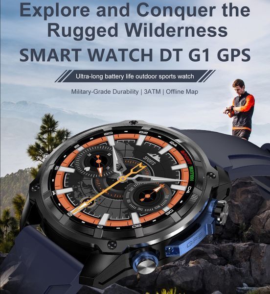 Смарт годинник Smart Navigation Pro з GPS, 2 ремінці 743 фото