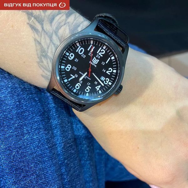 Чоловічий годинник Besta Command Black 643 фото