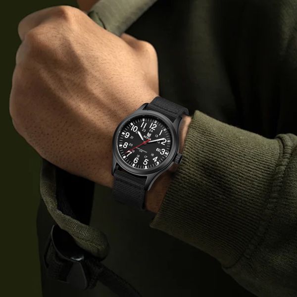 Чоловічий годинник Besta Command Black 643 фото
