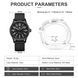 Чоловічий годинник Besta Command Black 643 фото 7