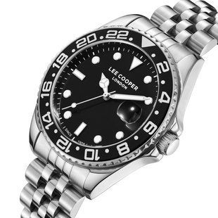 Чоловічий годинник Lee Cooper Daytona Black 544 фото