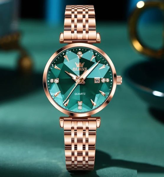 Жіночий годинник Olevs Diamond 394 фото