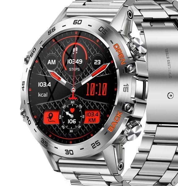 Смарт годинник Smart Delta K52 Silver, 2 ремінці 294 фото