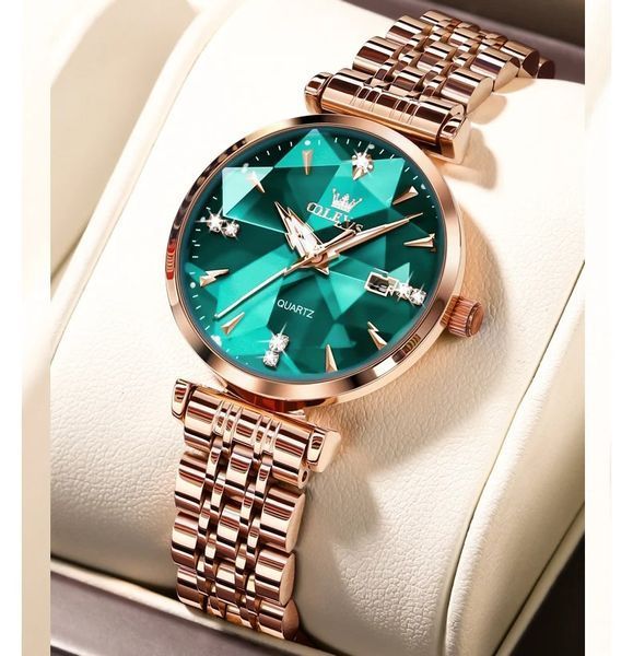 Жіночий годинник Olevs Diamond 394 фото