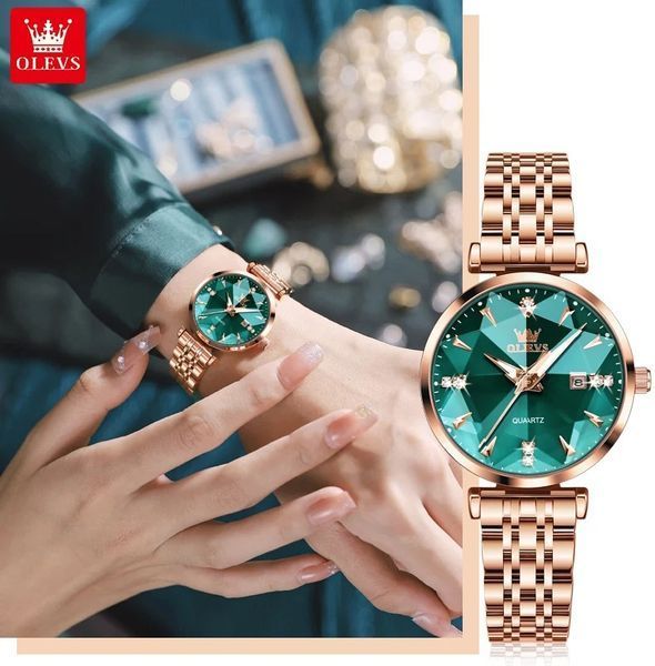 Жіночий годинник Olevs Diamond 394 фото