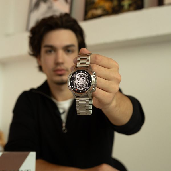 Смарт годинник Smart Delta K52 Silver, 2 ремінці 294 фото
