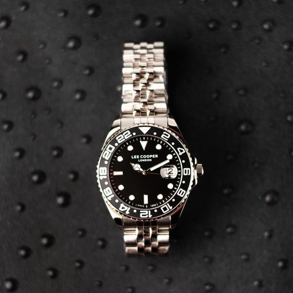 Чоловічий годинник Lee Cooper Daytona Black 544 фото
