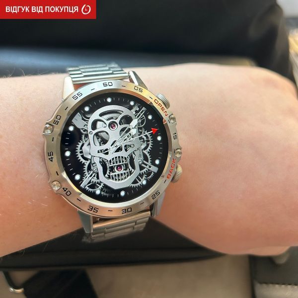 Смарт годинник Smart Delta K52 Silver, 2 ремінці 294 фото