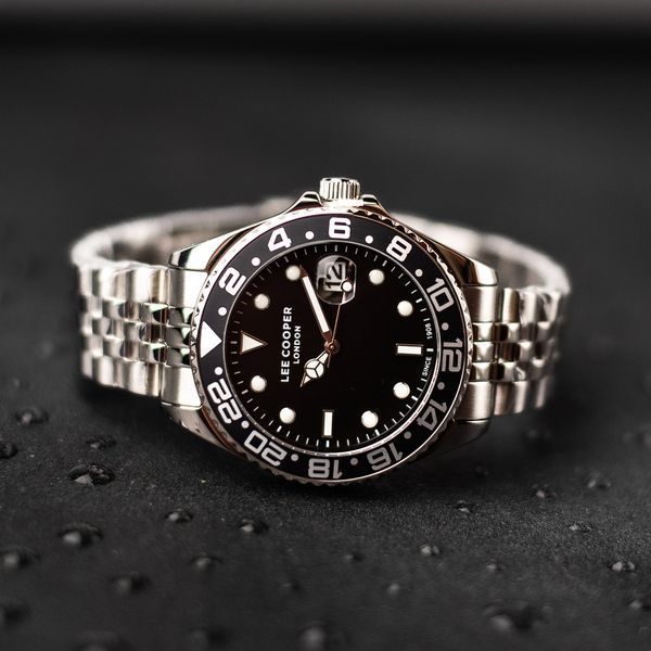 Чоловічий годинник Lee Cooper Daytona Black 544 фото