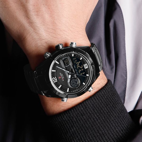 Чоловічий годинник Naviforce Aviator 644 фото