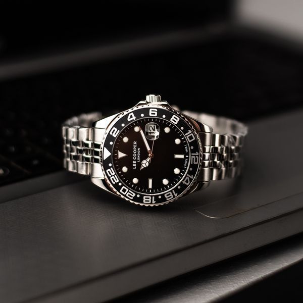 Чоловічий годинник Lee Cooper Daytona Black 544 фото