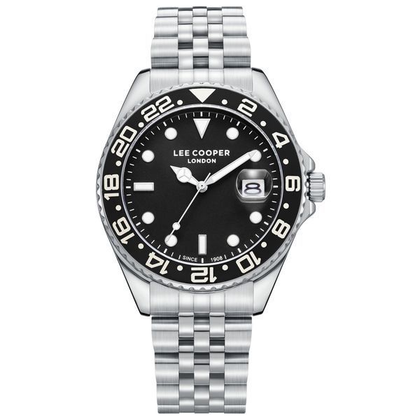 Чоловічий годинник Lee Cooper Daytona Black 544 фото