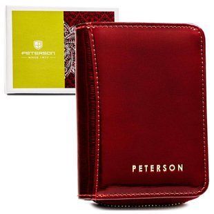 Жіночий шкіряний гаманець Peterson PTN 5157-SH Червоний - 4516 фото