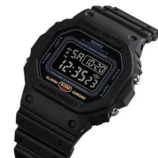 Чоловічий годинник Skmei Dron Black 245 фото