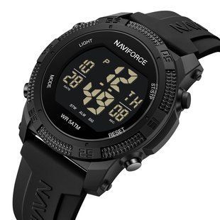 Чоловічий годинник Naviforce Europe Black 345 фото
