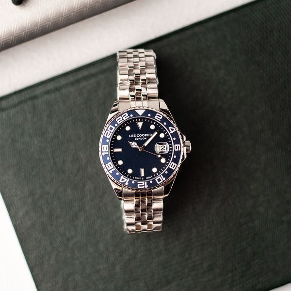 Чоловічий годинник Lee Cooper Daytona Blue 545 фото