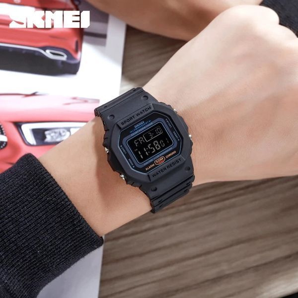 Чоловічий годинник Skmei Dron Black 245 фото