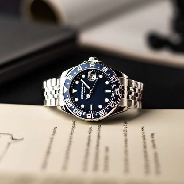 Чоловічий годинник Lee Cooper Daytona Blue 545 фото