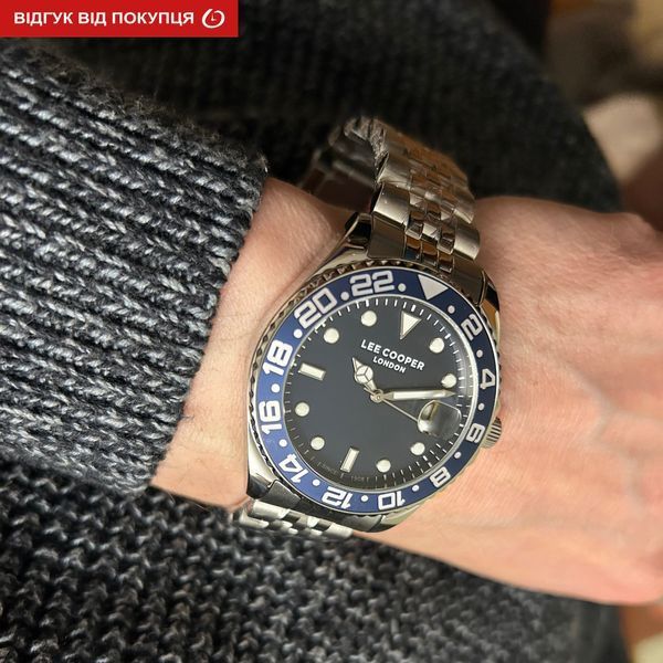 Чоловічий годинник Lee Cooper Daytona Blue 545 фото