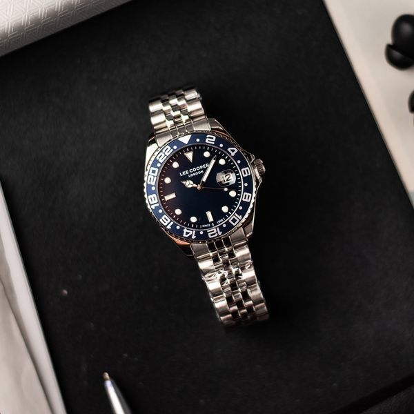 Чоловічий годинник Lee Cooper Daytona Blue 545 фото