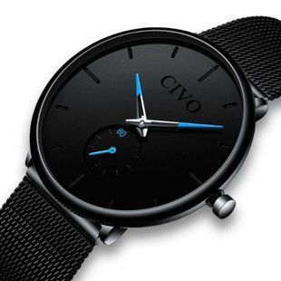 Годинник унісекс Civo Tower Black 96 фото