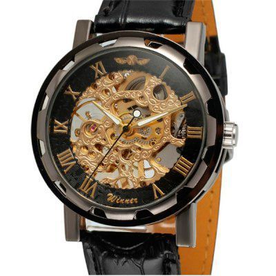 Чоловічий годинник Winner Chocolate 46 фото