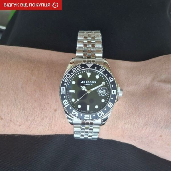 Чоловічий годинник Lee Cooper Daytona Green 546 фото
