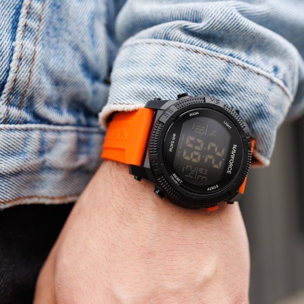Чоловічий годинник Naviforce Europe Orange 346 фото