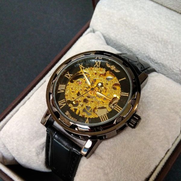 Чоловічий годинник Winner Chocolate 46 фото