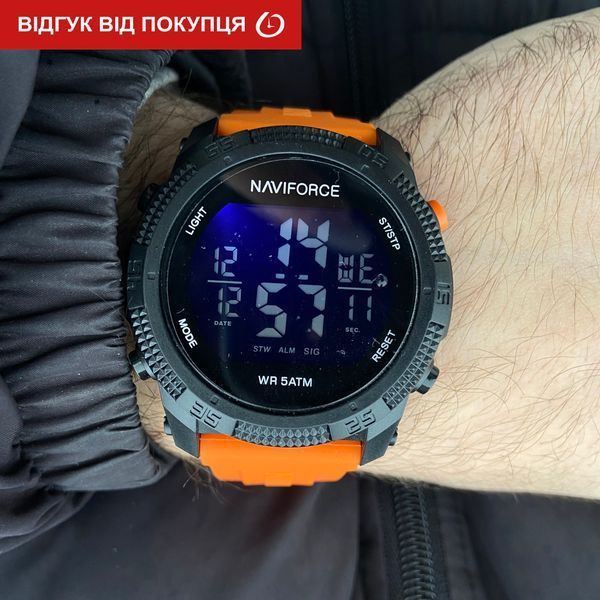 Чоловічий годинник Naviforce Europe Orange 346 фото