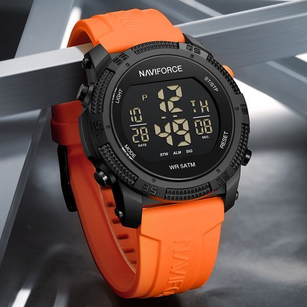 Чоловічий годинник Naviforce Europe Orange 346 фото